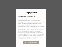 Tablet Screenshot of happinez.nl