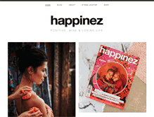 Tablet Screenshot of happinez.com