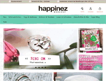 Tablet Screenshot of happinez.de