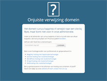 Tablet Screenshot of cursus.happinez.nl